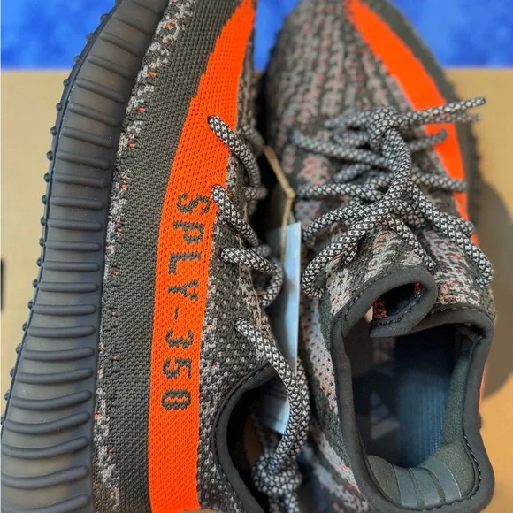 Yeezy Boost 350 V2 Carbel/Stegry/Solred Sneakers Authentic!!!